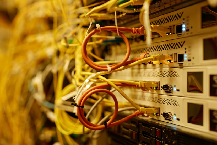 Network infrastructure and server racks